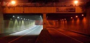 Led rasvjeta u tunelu