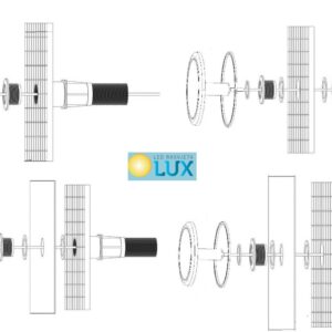 12V LED SVJETILJKA ZA BAZEN MONTIRANA U MLAZNICU