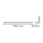 VODOTIJESNO KUCISTE IK08 IP65 120CM 1Cijev