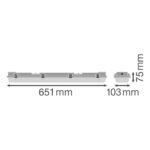 VODOTIJESNO KUCISTE IK08 IP65 60CM 2Cijevi