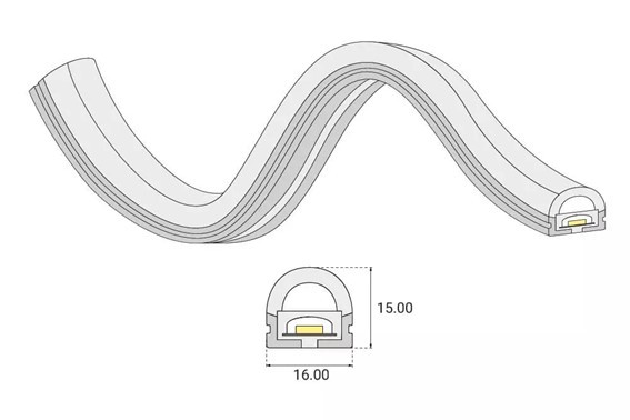 Neon Flex 16mm dimenzije Neon Flex 16mm dimenzije