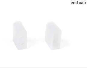 Neon Flex ECO 12V zavrsna kapica bijela s rupom Neon Flex ECO 12V zavrsna kapica bijela s rupom