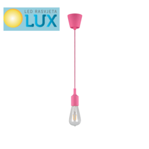 ROLIAS 1P VISILICA 1XE27 ROZA