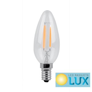 LED ŽARULJA CANDLE C35 FILAMENT 5W E14 230V
