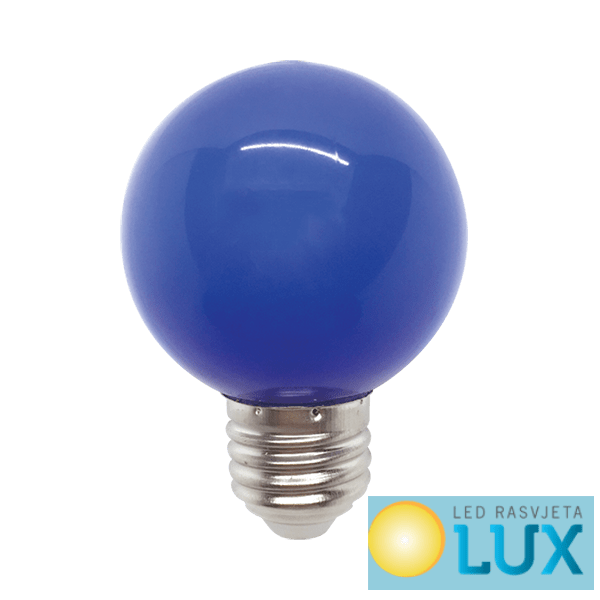 LED ŽARULJA GLOBE G45 3W E27 U BOJI