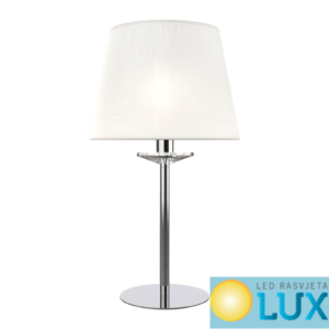 BARBA STOLNA LAMPA 1XE14 BIJELA KROM