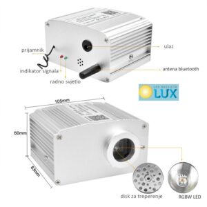 ZVJEZDANO NEBO S EFEKTOM TREPERENJA 150 OPTIČKIH VLAKANA RGBW LED GENERATOR ZVJEZDANO NEBO S EFEKTOM TREPERENJA 150 OPTIČKIH VLAKANA RGBW LED GENERATOR