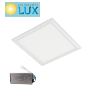 LED PANEL 48W 595x595mm BIJELI OKVIR SA PANIK MODULOM 4000K