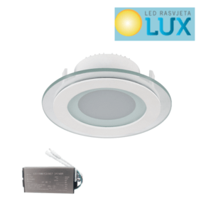 LED STAKLENI PANEL OKRUGLI 18W SA PANIK MODULOM