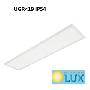 LED PANEL 48W 295X1195MM UGR 19 IP54