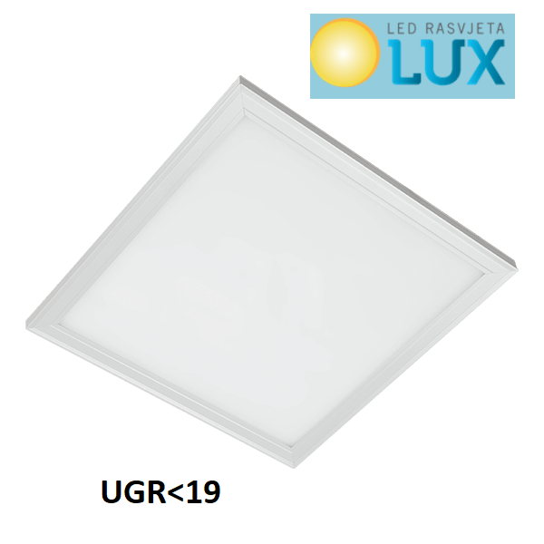 LED PANEL 48W 4000K 595X595MM UGR 19 BIJELI OKVIR