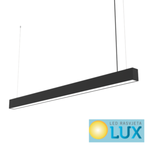 LED PROFIL NADGRADNI 1500mm 50W CRNI ili BIJELI