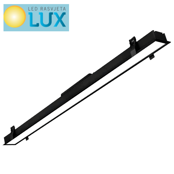 LED PROFIL UGRADNI 600mm 24W 3000K CRNI ili BIJELI