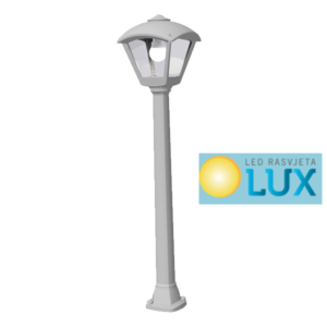 LED VRTNA SVJETILJKA E27 8.5W CCT IP55 SIVA ili CRNA
