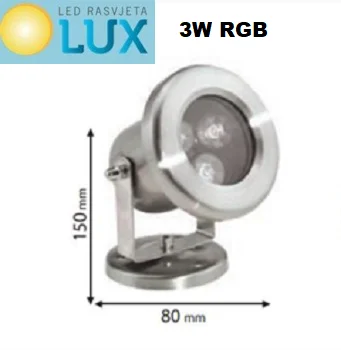 LED PODVODNO SVJETLO 3W RGB IP68_dimenzije_