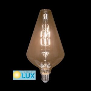 LED VINTAGE ŽARULJA DIMABILNA 8W E27 2800 3200K ZLATNO STAKLO D 200