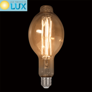 LED VINTAGE ŽARULJA DIMABILNA 8W E27 D120 2800 3200K ZLATNO STAKLO