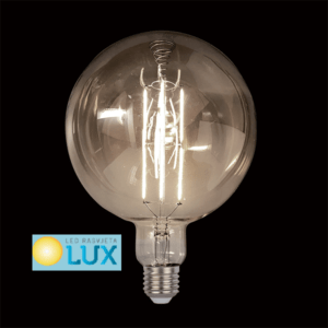 LED VINTAGE ŽARULJA DIMABILNA 8W E27 D200 2800 3200K TAMNO STAKLO