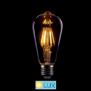 LED VINTAGE ŽARULJA DIMABILNA ST64 8W E27 2800 3200K