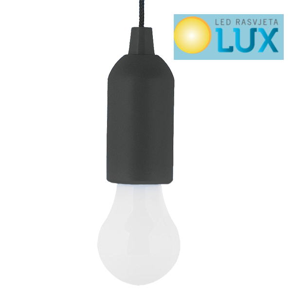 PRENOSNA LED LAMPA OBLIK SIJALICE LE 6621 1W Crna