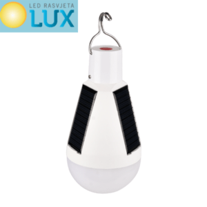 SOLARNA LAMPA ZA KAMPIRANJE 300LM, BIJELA