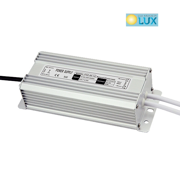 LED DRIVER LSET DC 60W 230VAC 12VDC IP67