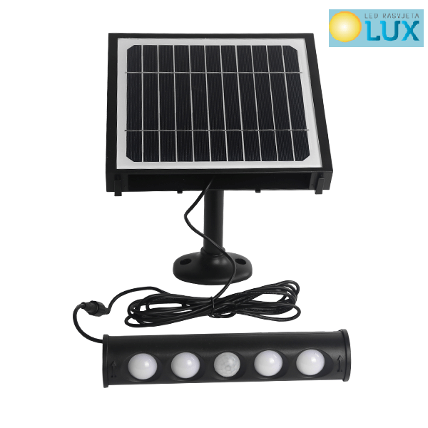 SOLARNA ZIDNA SVJETILJKA 8W IP54 MULTIFUNKCIONALNA
