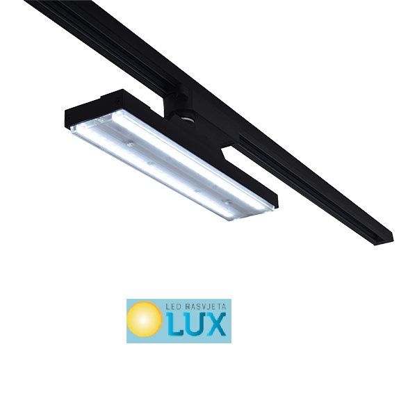 TRAČNI REFLEKTOR LB60 2-LINIJE 24W 60°CCT CRNI