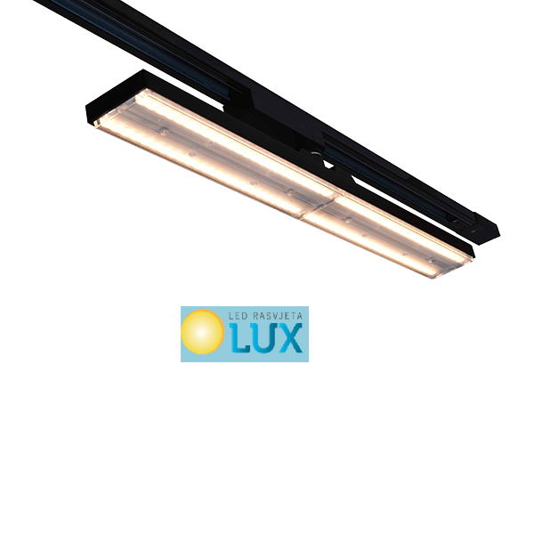 TRAČNI REFLEKTOR LB60 4 LINIJE 42W 60°CCT CRNI