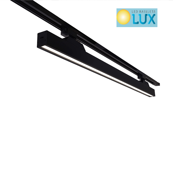 TRAČNI REFLEKTOR LK30 4 LINIJE 24W 120st CCT CRNI