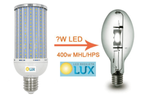 400W MHL zamjena E40 led žarulja 1 400W MHL zamjena E40 led žarulja 1