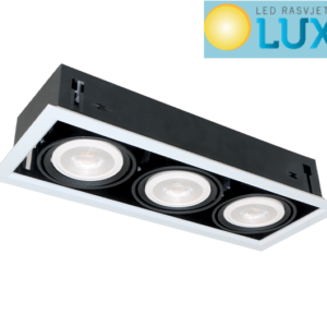LED ACCENT UGRADBENA SVJETILJKA LQUAD312 12W 3XE27 2700K BIJELA