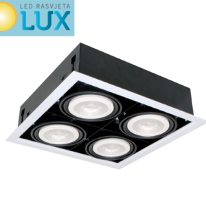 LED ACCENT UGRADBENA SVJETILJKA LQUAD412 12W 4XE27 2700K BIJELA