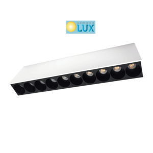 LINEARNA UGRADBENA SVJETILJKA LEL-14 20W 4000K CRNO BIJELA