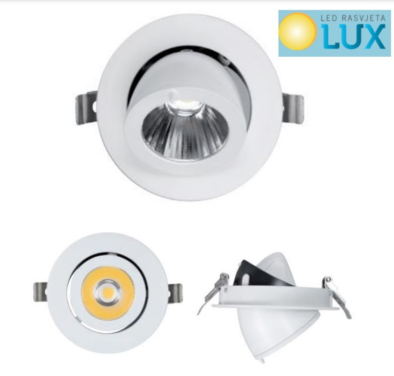LTL190 COB UGRADNI REFLEKTOR 30W 220-240V 6400K 24 STUPNJA BIJELA
