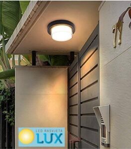 LED ZIDNA SVJETILJKA 10W 4000K IP44 CRNA LGRF341