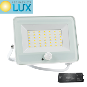 LED REFLEKTOR VEGAL 30W SLIM 5500K SENZOR +PANIK MODUL