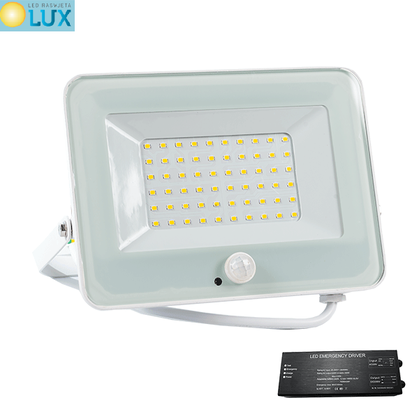 LED REFLEKTOR VEGAL 50W SLIM 3000K + PANIC MODUL
