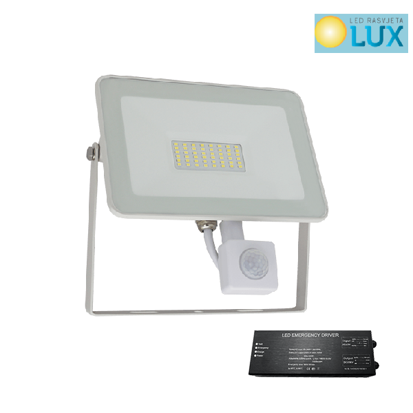 LED REFLEKTOR VEGAL 50W SLIM 5500K + PANIC MODUL