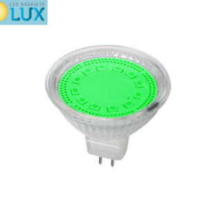 MR16 LED ŽARULJA 3W G5,3 12V BOJA ZELENA