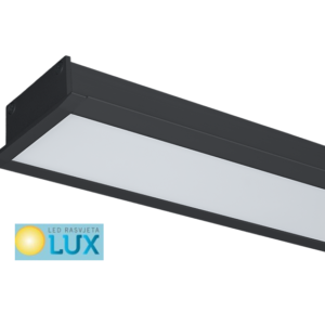 LED PROFILI UGRADNI LS48 20W 4000K 1000MM CRNI