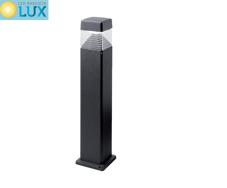LED VRTNA ZIDNA SVJETILJKA LESTER 10W 4000K IP55 CRNA 800mm