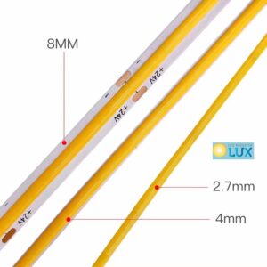 Profesionalne uske led trake 24V 2, 3, 4, 5, 6mm i profili