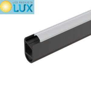 ALUMINIJSKI PROFIL ZA ORMAR 2.5 M CRNI