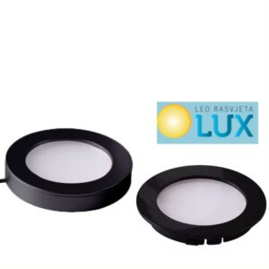 LED SVJETLO 12V-1.8W 4000K D65MM CRNA