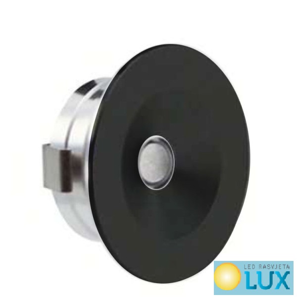 UGRADNA LED RASVJETA 12V 2.5W 4000K D28MM CRNA