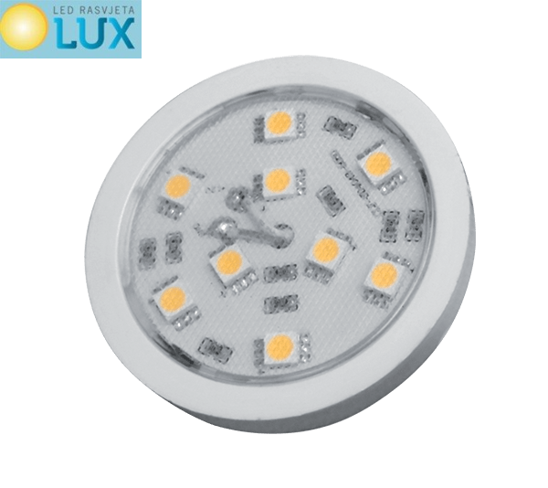 LED SVJETILJKA CAB-13 LED 1.8W 12VDC 2700-3000K Nadgradna montaža 60MM 7MM