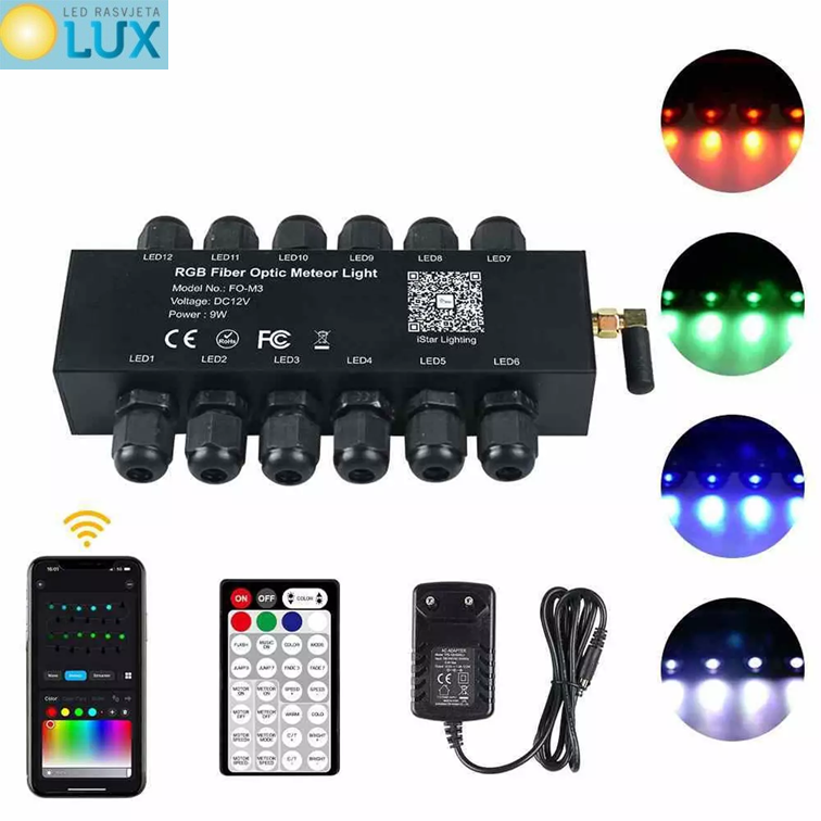 Generator zvjezdanog neba METEOR RGB efekt treperenja Generator zvjezdanog neba METEOR RGB efekt treperenja