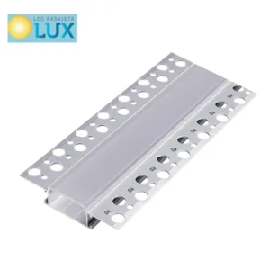 ALU PROFIL UGRADNI ZA GIPS 2m za led traku DP65