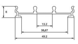 AL PROFIL NADGRADNI ZA LED TRAKU 1M ELM950_1OM-1000 AL PROFIL NADGRADNI ZA LED TRAKU 1M ELM950_1OM-1000